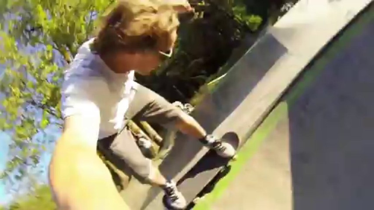 GoPro Summer Boardin at Mt Hood: Tim Humphreys snowboarding & skateboarding at HCSC, Windells