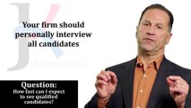 How Fast Can Executive Recruitment Firms Deliver Candidates?