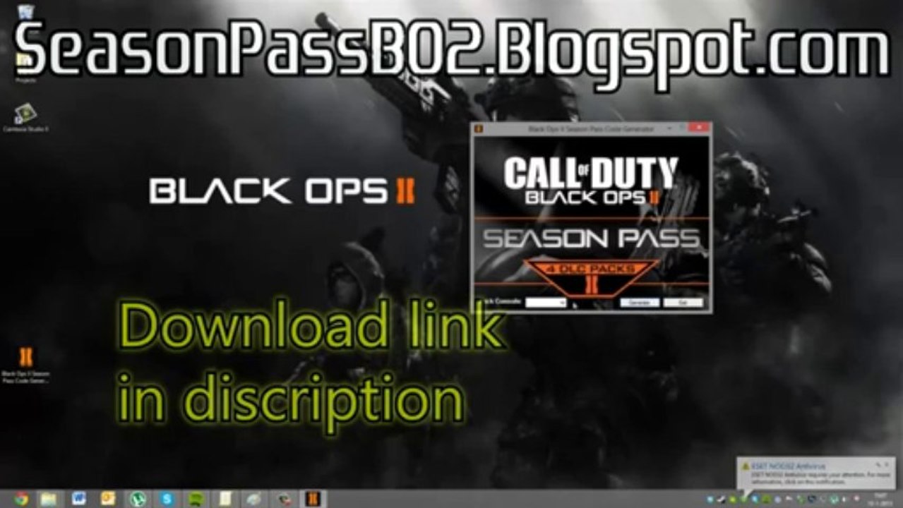 Latest Black Ops 2 Season pass code generator august 2013