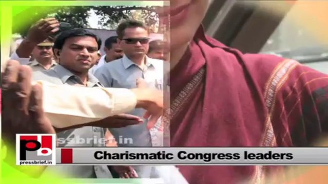 Progressive Congress leaders - Sonia Gandhi, Rahul Gandhi and Priyanka Gandhi