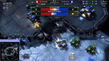 ThorZaIN vs Bunny - Game 2 - WCS Season 2 2013 Challenger League Group F Starcraft 2