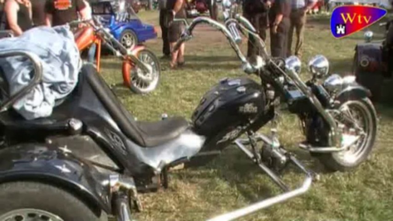 9.Bikertreffen in Langenstein 17.August 2013 Eröffnung durch OB A.Henke /Halberstadt