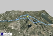 Profil Randonnée 3D Pic du Carlit (2921m) Pyrénées Orientales