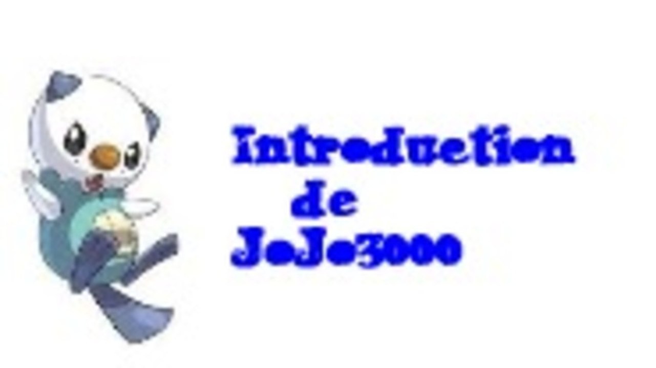 Introduction de jojo3000