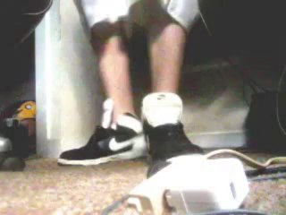 Nike High Top Black White