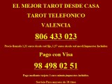 Tarotistas y tarot en Valencia