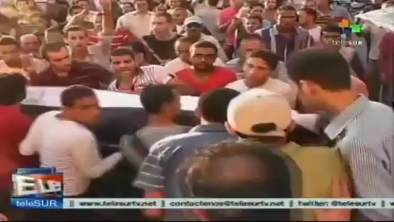 Rechazan egipcios enfrentamientos entre ejército y seguidores de Mursi