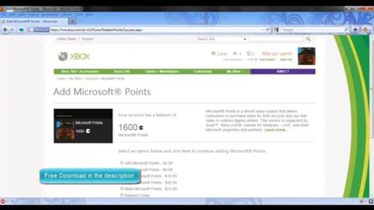 Xbox Live Point Generator With Proof - Virus Free - 2013