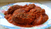 Les pallottes (beignets italien) à la sauce tomate