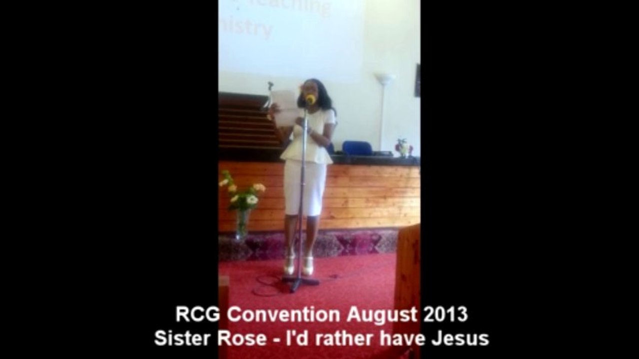 I'd rather have Jesus