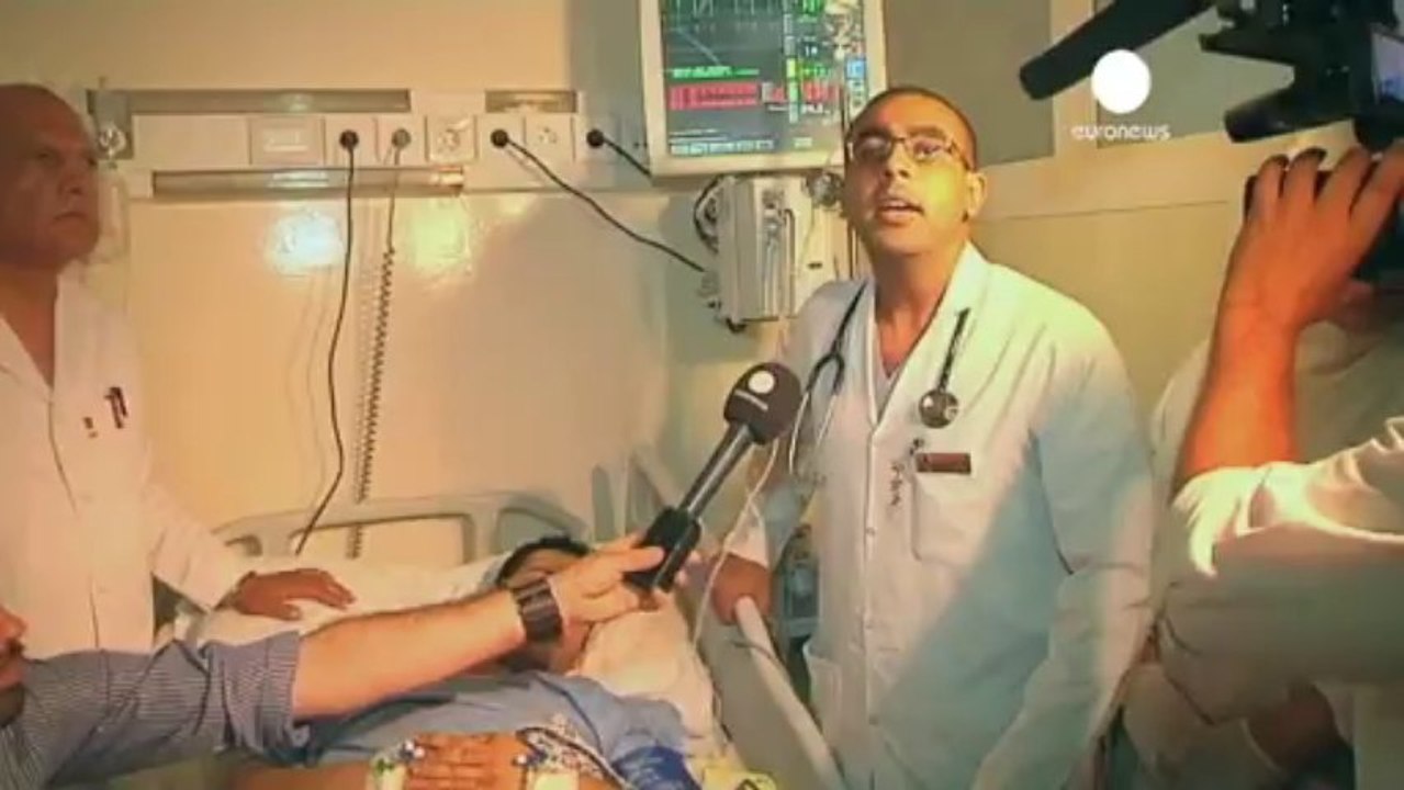 Euronews invited to visit Egypt's wounded police