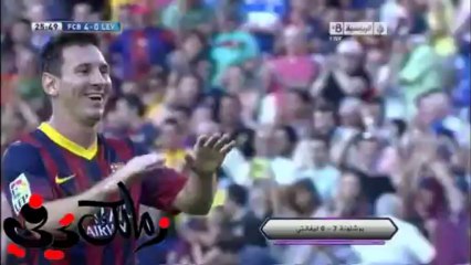 اهداف برشلونه وليفانتي 7-0 الدوري الاسباني