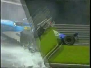 Fisichella Torpedoes into Nakano, Spa 1998