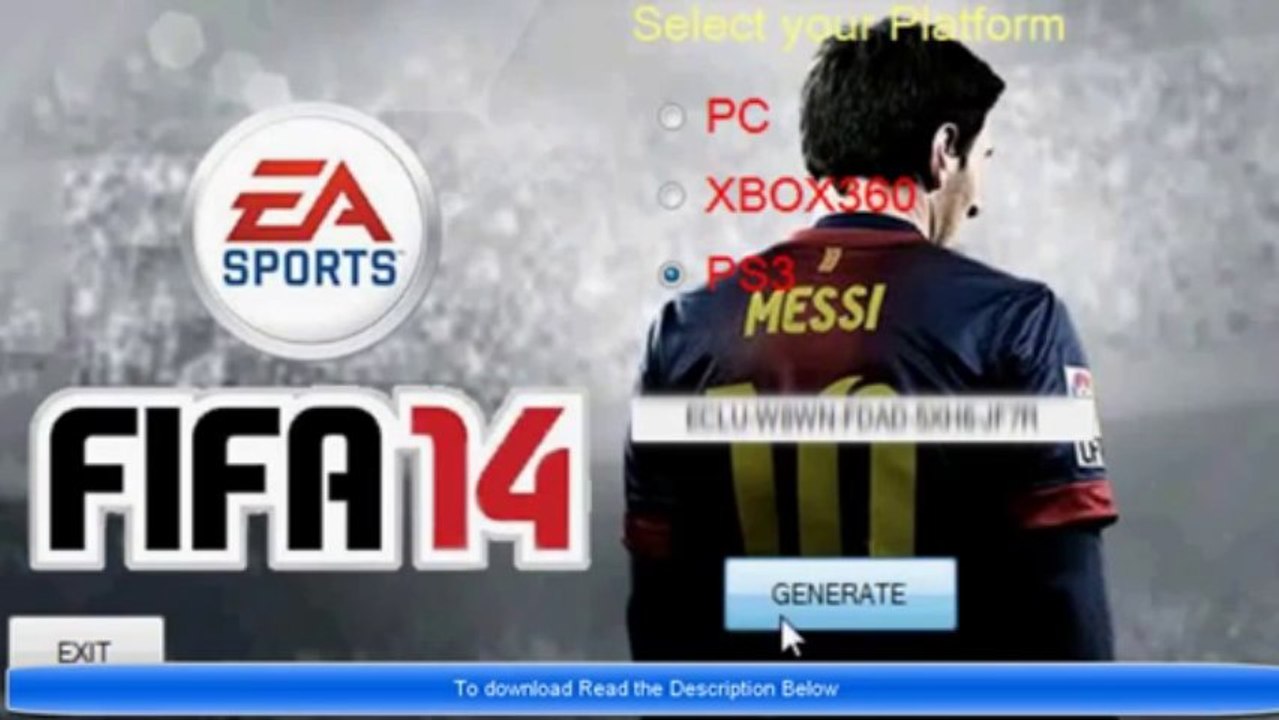 FIFA 14 keygen download August2013 update