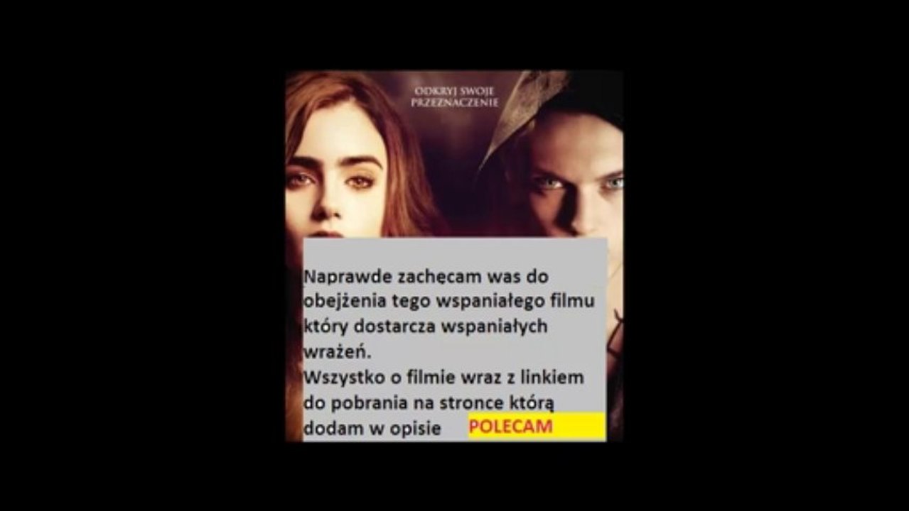 CAŁY FILM: Dary anioła: Miasto kości 100% PL !!