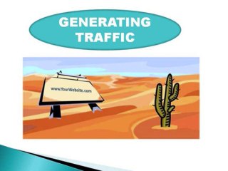 Generating Online Traffic Part One