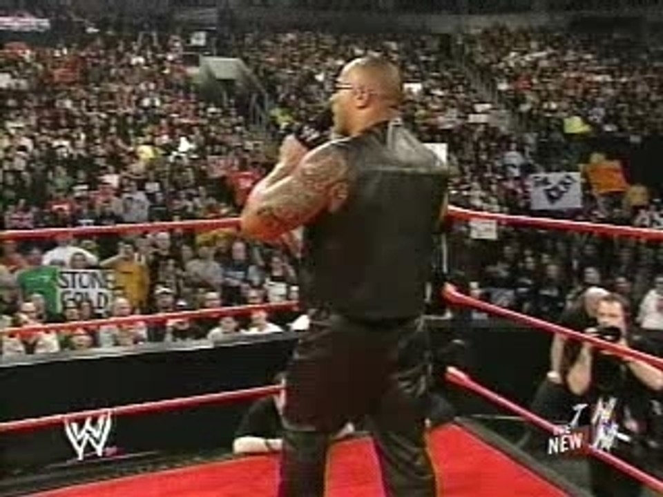 Goldberg speared The Rock