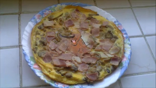 omelette aux champignons et jambon (recette rapide et facile) HD