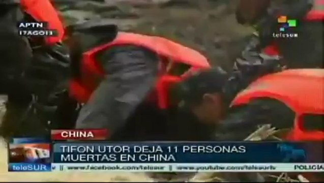 Millones de afectados y decenas de muertos deja el tifón Utor en China