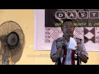 Guest speaking on the occassion of Tsüngremmong festival of Ao Naga