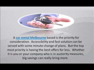Cheap  Car Rental Melbourne that Suits your Budget