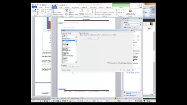 Formation Office Word 2010: Insertion de pied de page entête et filigrane