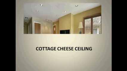 How to remove a popcorn ceiling that contains asbestos