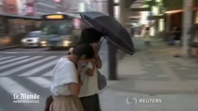 Nuage de cendres volcaniques au Japon