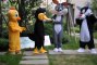 Mascotte de Bugs Bunny Halloween Déguisements Dessins mascotte de Tweety et de Sylvester costument costumé,Ornithorynque Chat