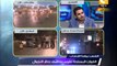 قناة الجزيرة تعرض أحد الإخوان يدعي الإصابة بطلق ناري داخل مسجد الفتح