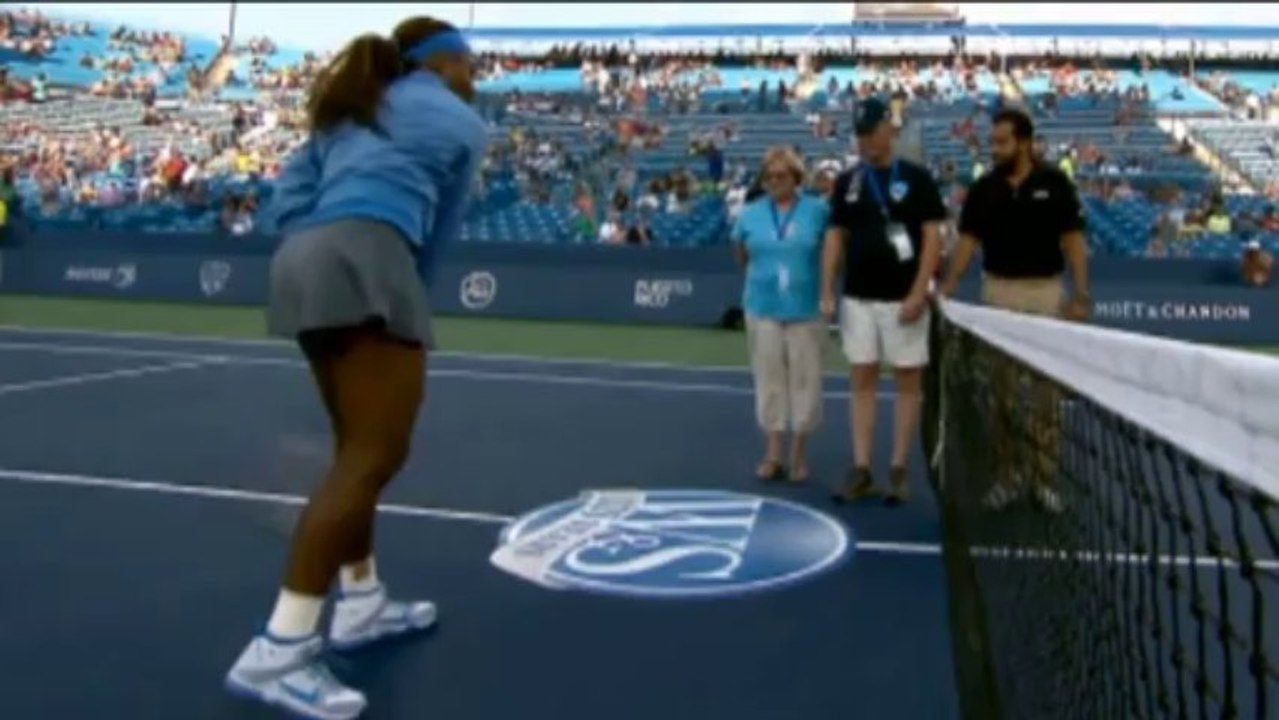 Cincinnati: Münzwurf? Nicht mit Serena Williams