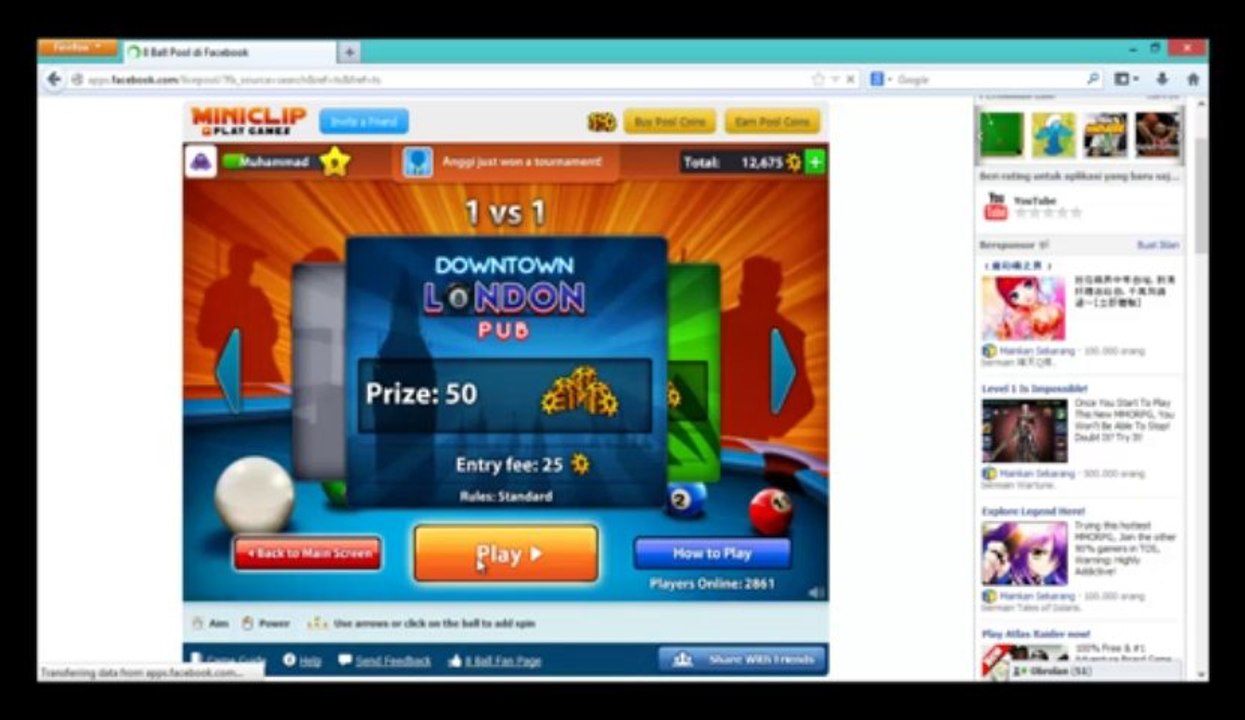 Cheat Line 8 Ball 20 Agustus 2013