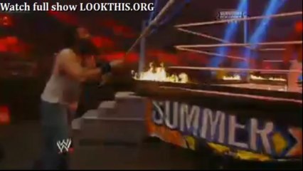 #Kane Chokeslam Bray Wyatt Summer Slam 2013