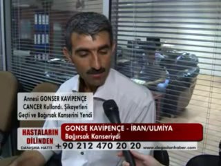 GONSE KAVİPENÇE ( BAĞIRSAK KANSERİ )