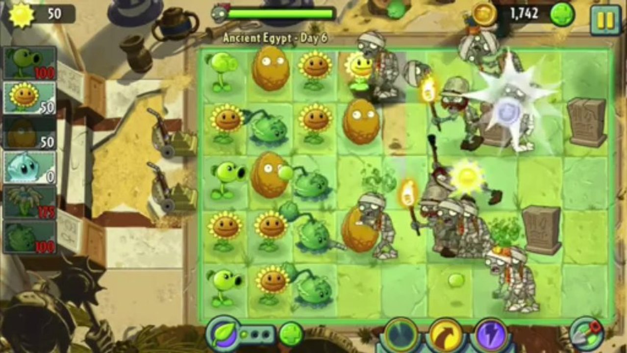 Plants vs. Zombies - Gameplay Walkthrough Part 2 - World 2 (HD) 