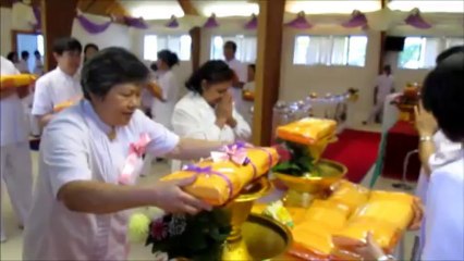 Seattle Meditation Center Robe Offering 6th Year Anniversary