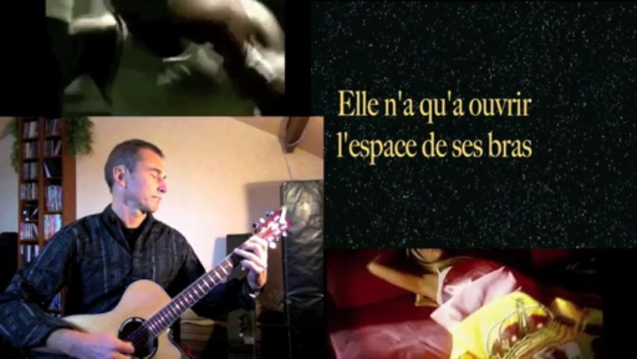 shakira - Cabrel - je l'aime à mourir - la quiero a morir - guitar and karaoké