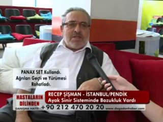 RECEP ŞİŞMAN ( AYAK SİNİR SİSTEMİNDE BOZUKLUK )