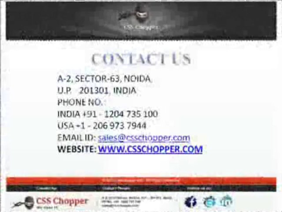 PSD to CS Cart Development Service in India@CSS Chopper