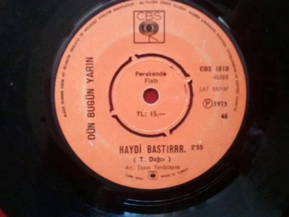 Dün Bugün Yarın Orkestrası _ Haydi Bastırrr_ 1973