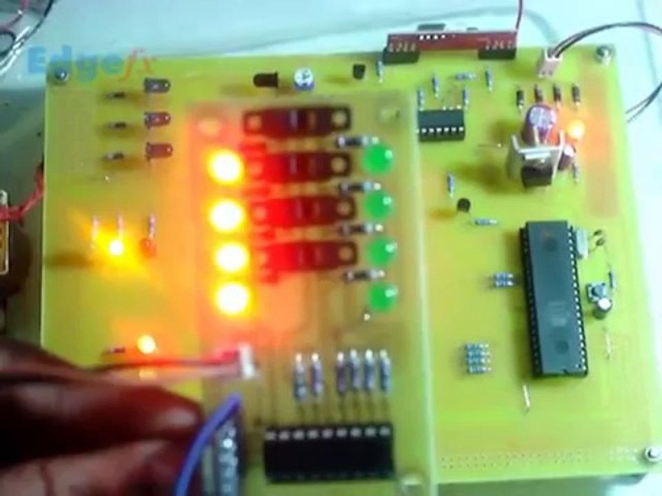 Density Based Traffic Signal With Remote Override In Emergency