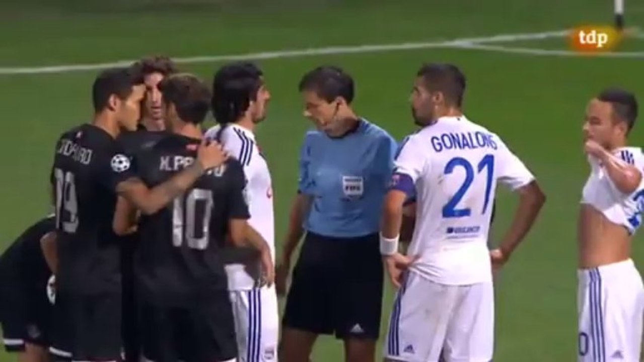 UEFA Champions League 2013/2014. Olympique Lyon 0 - 2 Real Sociedad