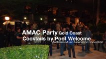 AMAC Welcome Party Gold Coast Australia Music and Cocktails by the Pool  - HD 720p