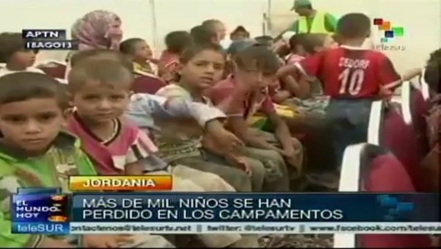 ONU busca proteger a niños sirios desplazados