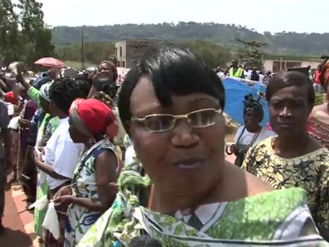 Le Président Ali Bongo Ondimba en visite sur les chantiers de Lastourville
