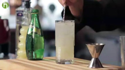 How to make gin with house-made bitter lemon and soda