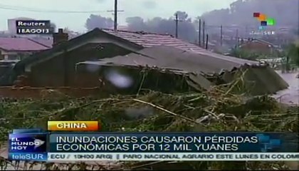 Cuantiosos daños materiales deja tifón "Utor" en China