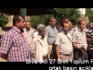 SİVEREKLİ SİVİL TOPLUM PLATFORMUNDAN ORTAK BASIN AÇIKLAMASI