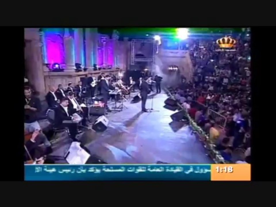 كاظم الساهر- حافية القدمين - جرش 2013