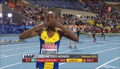 Finale 1500m (F) - ChM 2013 athlétisme